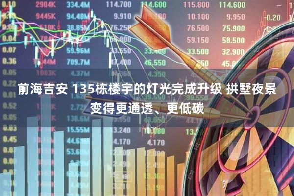 前海吉安 135栋楼宇的灯光完成升级 拱墅夜景变得更通透、更低碳